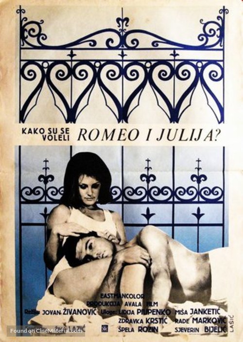 Kako su se voleli Romeo i Julija? - Yugoslav Movie Poster