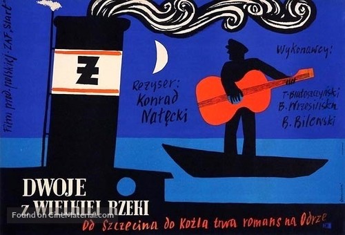 Dwoje z wielkiej rzeki - Polish Movie Poster