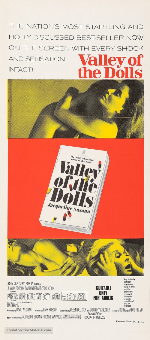 Valley of the Dolls - Australian Movie Poster