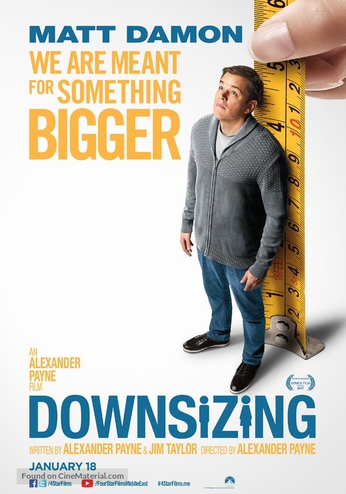 Downsizing - Lebanese Movie Poster