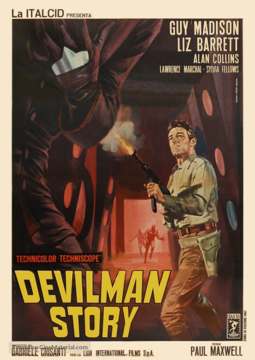 Devilman Story - Italian Movie Poster