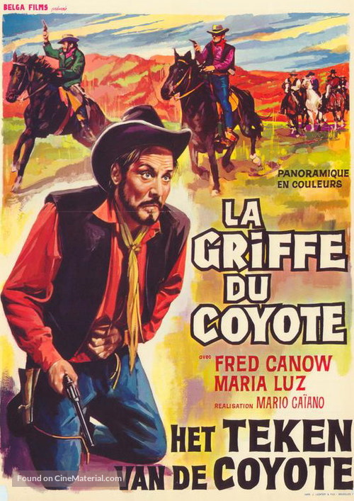 Il segno del coyote - French Movie Poster