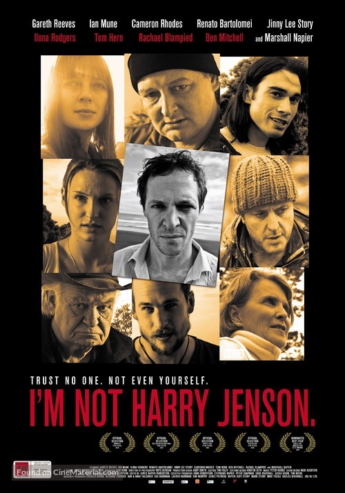 I&#039;m Not Harry Jenson. - New Zealand Movie Poster