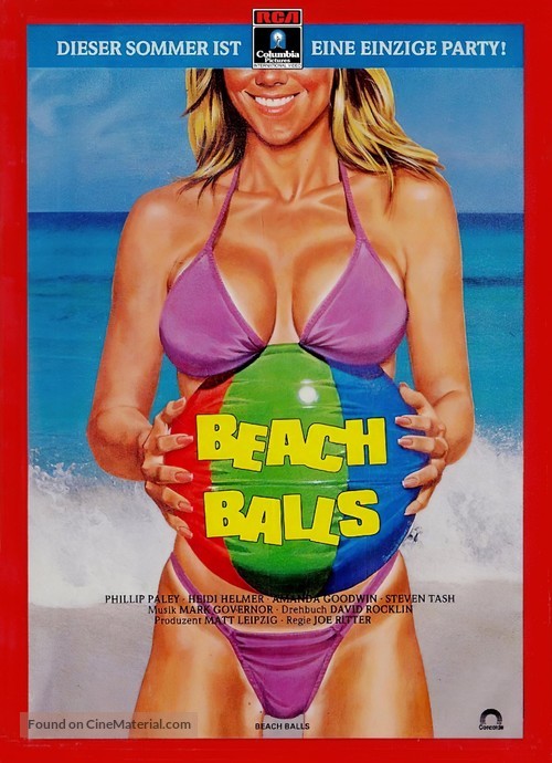 Beach Balls - German Movie Cover