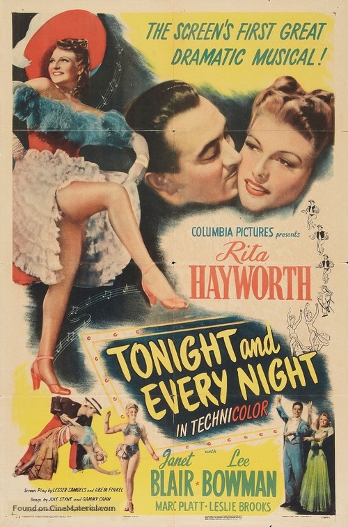 Tonight and Every Night - Movie Poster