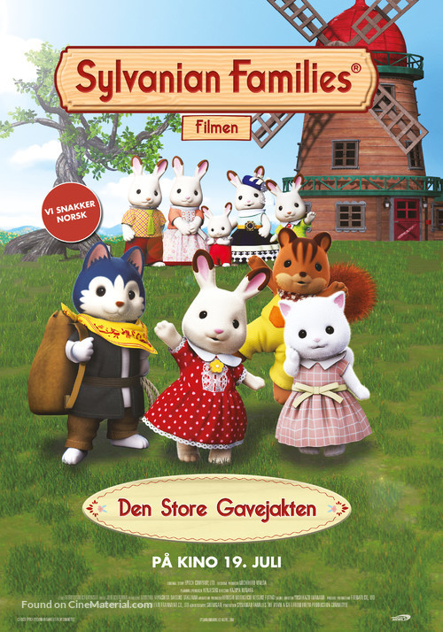 Sylvanian Families the Movie: A Gift from Freya - Norwegian Movie Poster