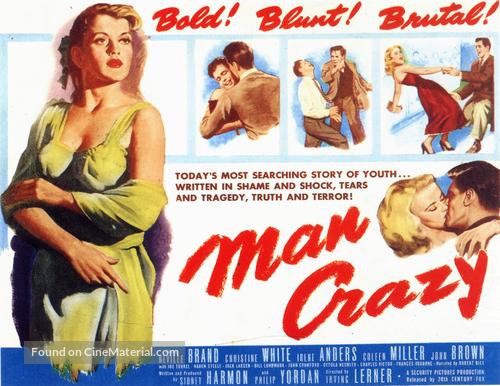 Man Crazy - British Movie Poster