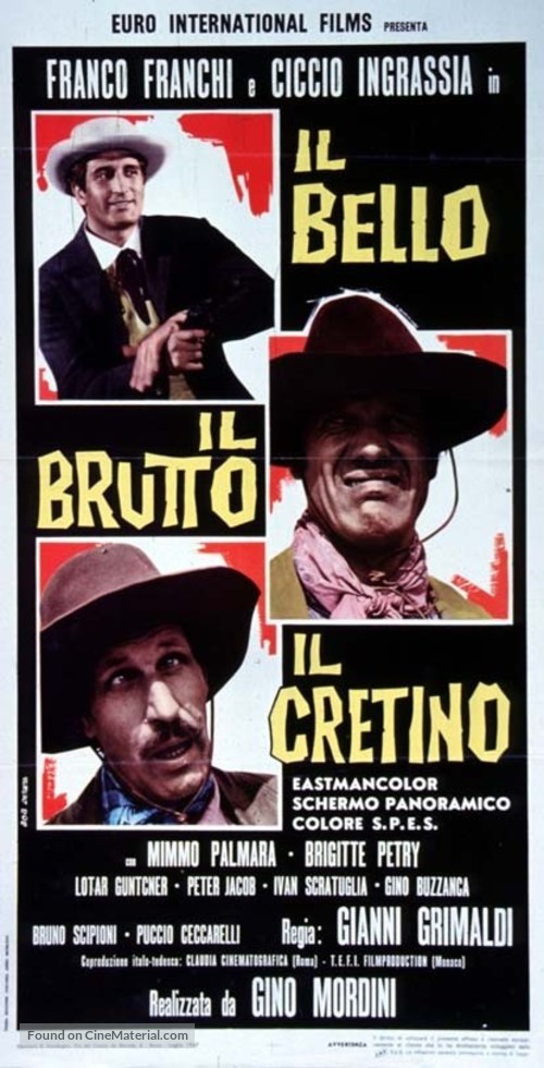 Il bello, il brutto, il cretino - Italian Movie Poster