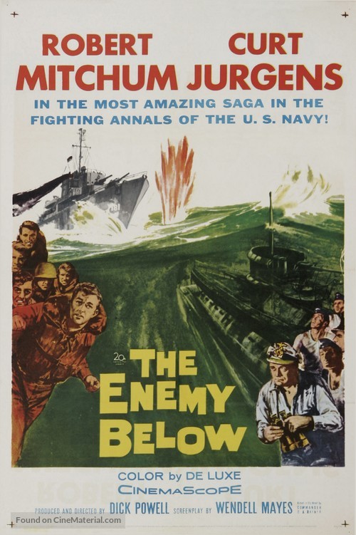 The Enemy Below - Movie Poster