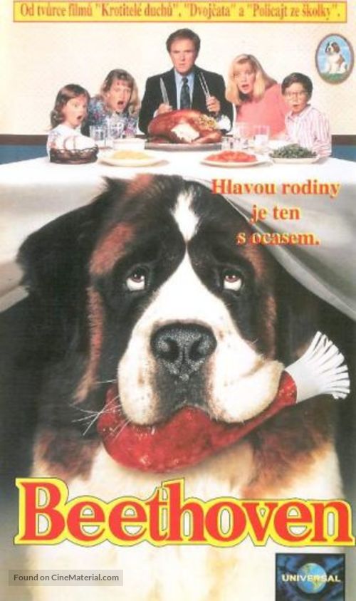 Beethoven - Czech VHS movie cover