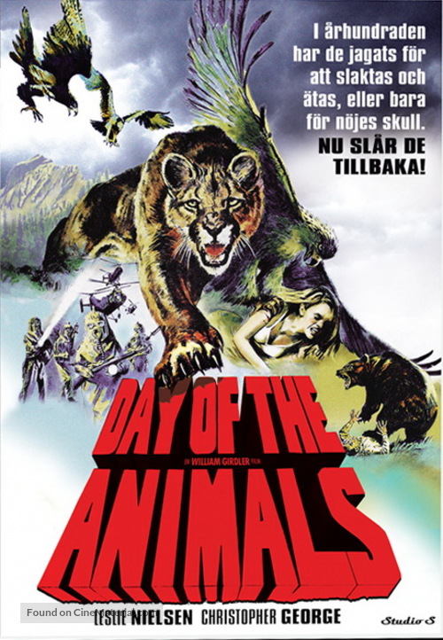 Day of the Animals - Swedish DVD movie cover