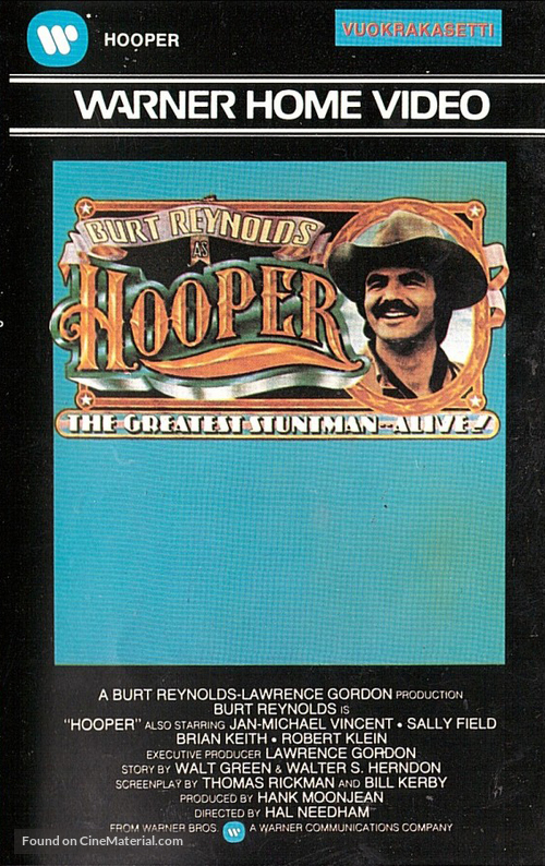 Hooper - Finnish VHS movie cover