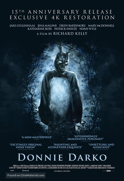 Donnie Darko - British Re-release movie poster