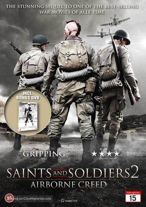 Saints and Soldiers: Airborne Creed - Danish DVD movie cover