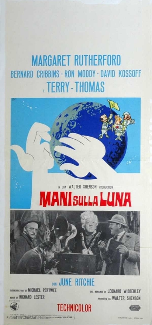 The Mouse on the Moon - Italian Movie Poster