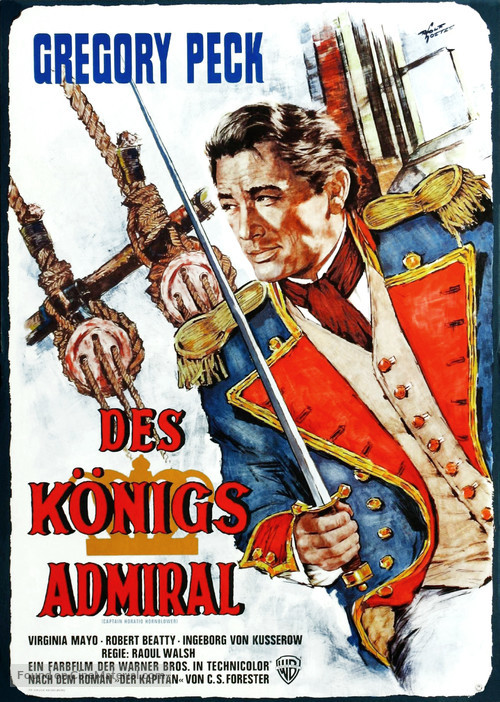 Captain Horatio Hornblower R.N. - German Movie Poster
