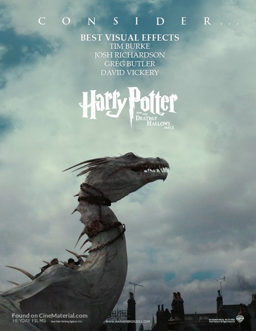 Harry Potter and the Deathly Hallows: Part II - British For your consideration movie poster