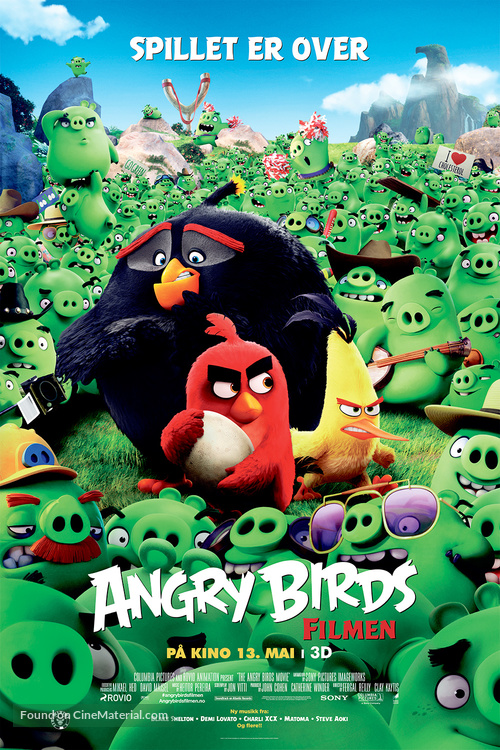 The Angry Birds Movie - Norwegian Movie Poster