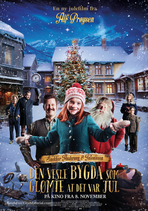 Snekker Andersen og den vesle bygda som gl&oslash;mte at det var jul - Norwegian Movie Poster