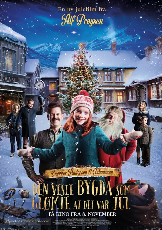 Snekker Andersen og den vesle bygda som gl&oslash;mte at det var jul - Norwegian Movie Poster