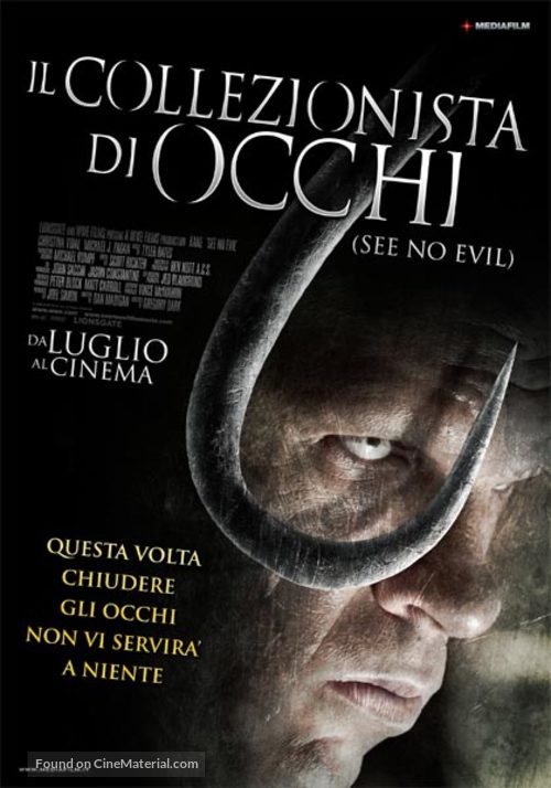 See No Evil - Italian Movie Poster