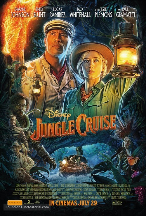 Jungle Cruise - Australian Movie Poster