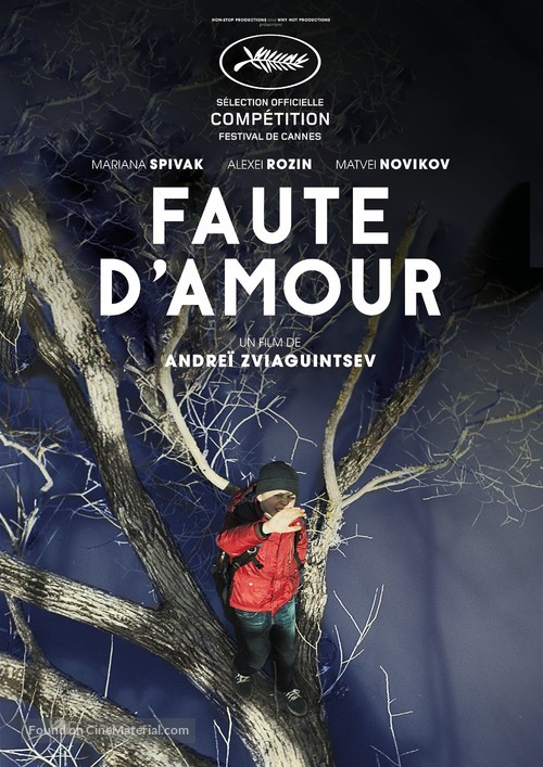 Nelyubov - French Movie Poster