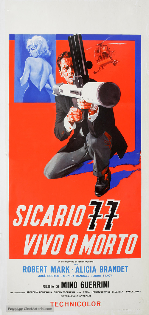 Sicario 77, vivo o morto - Italian Movie Poster