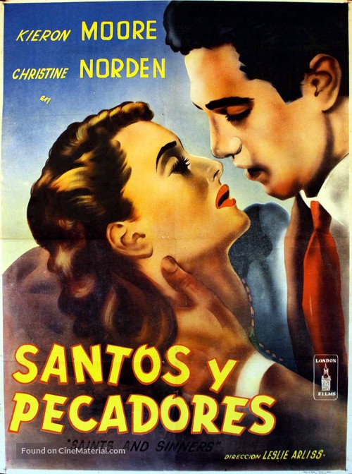 Saints and Sinners - Mexican Movie Poster