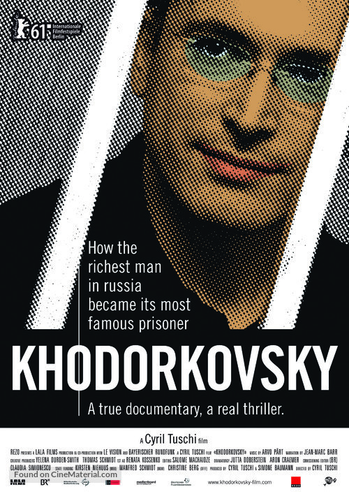 Khodorkovsky - Swiss Theatrical movie poster