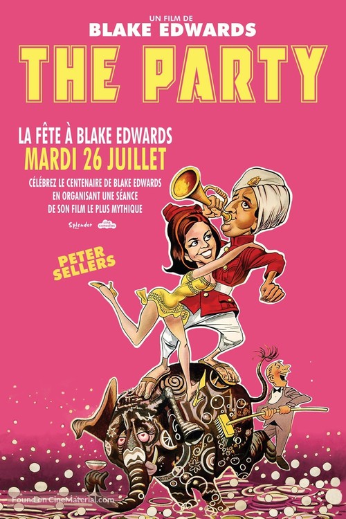 The Party - French Re-release movie poster