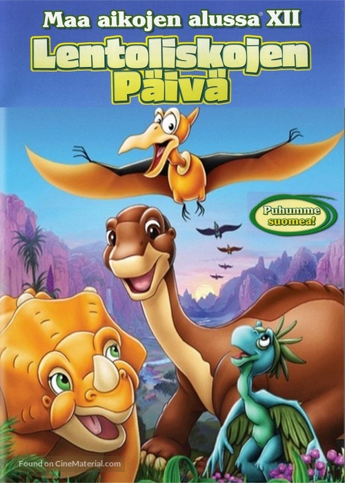 The Land Before Time XII: The Great Day of the Flyers - Finnish DVD movie cover