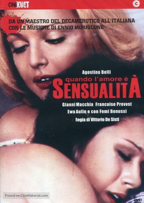 Quando l&#039;amore &egrave; sensualit&agrave; - Italian DVD movie cover