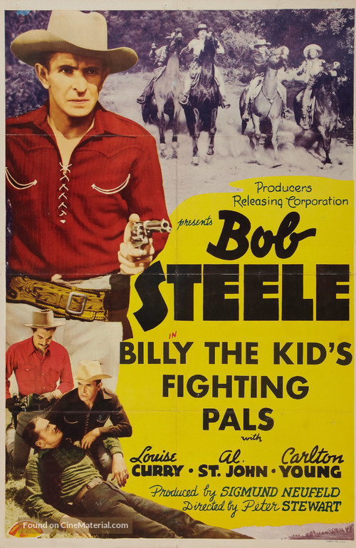 Billy the Kid&#039;s Fighting Pals - Re-release movie poster