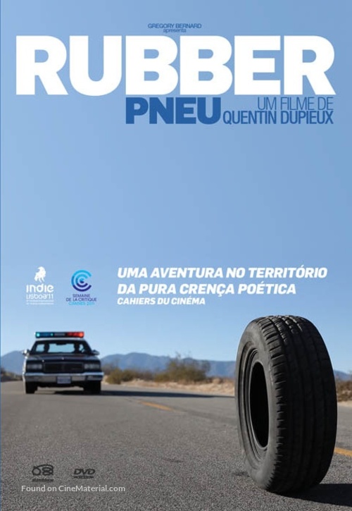 Rubber - Portuguese DVD movie cover