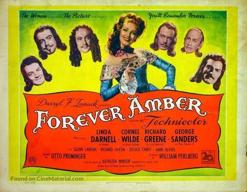 Forever Amber - British Movie Poster