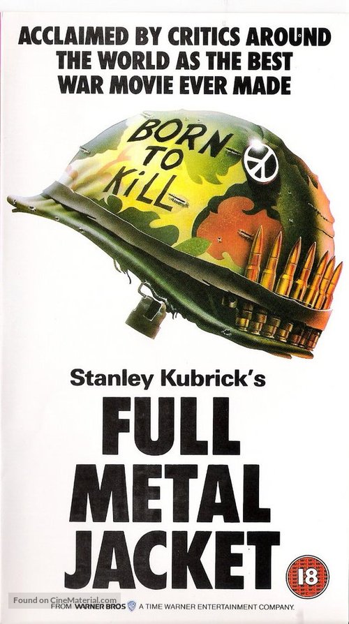 Full Metal Jacket - British VHS movie cover