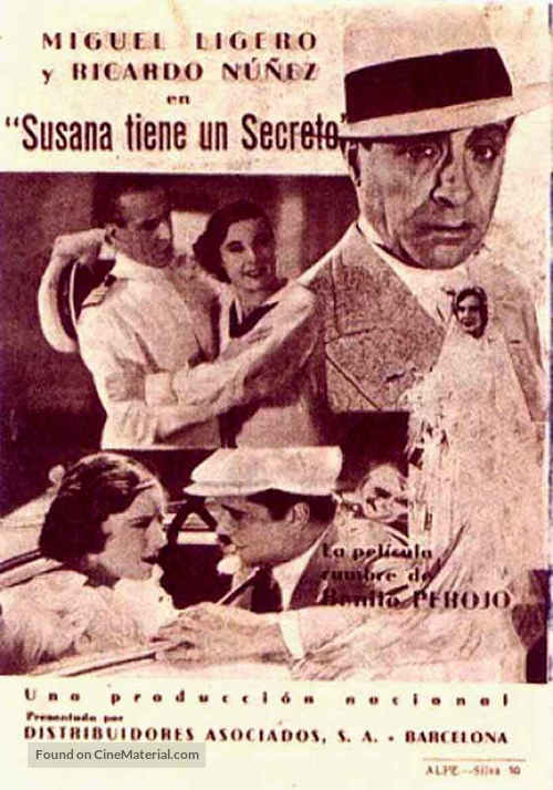 Susana tiene un secreto - Spanish Movie Poster