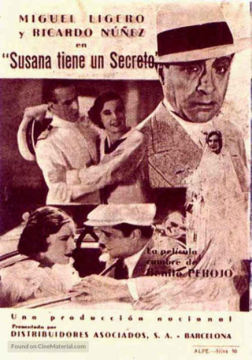 Susana tiene un secreto - Spanish Movie Poster