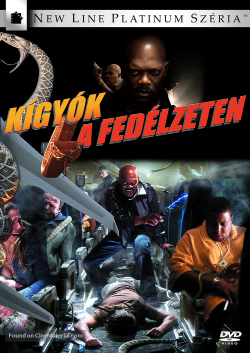 Snakes on a Plane - Hungarian DVD movie cover