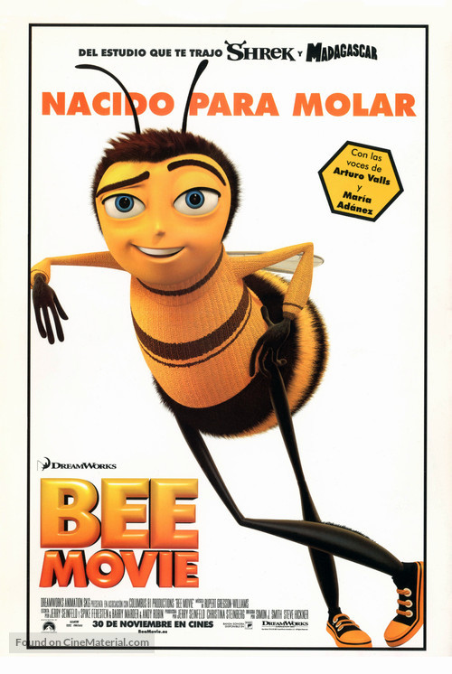 Bee Movie - Spanish Movie Poster