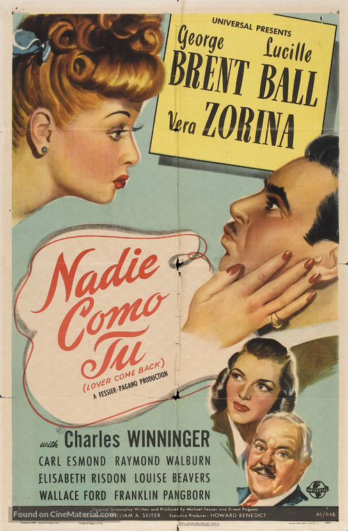 Lover Come Back - Argentinian Movie Poster