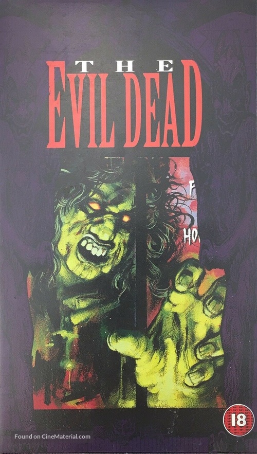 The Evil Dead - British VHS movie cover