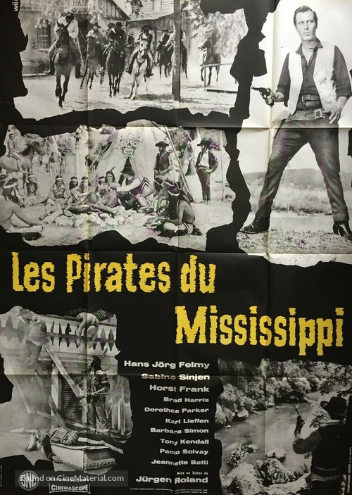 Die Flu&szlig;piraten vom Mississippi - French Movie Poster