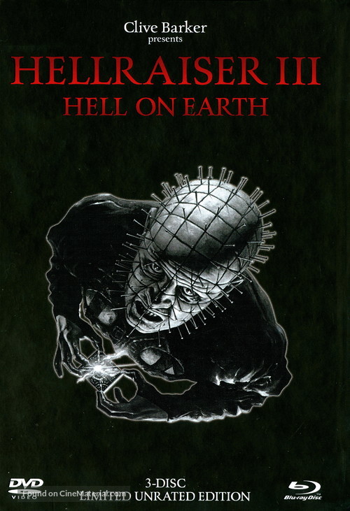 Hellraiser III: Hell on Earth - German DVD movie cover