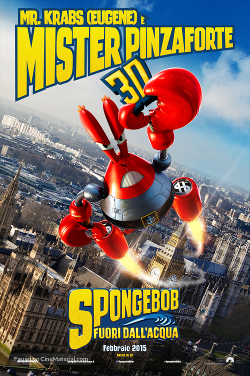 The SpongeBob Movie: Sponge Out of Water - Italian Movie Poster