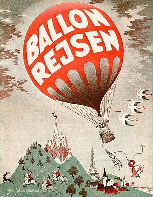 Le voyage en ballon - Danish Movie Poster