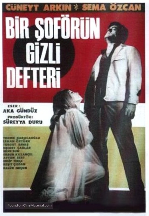 Bir s&ouml;f&ouml;r&uuml;n gizli defteri - Turkish Movie Poster