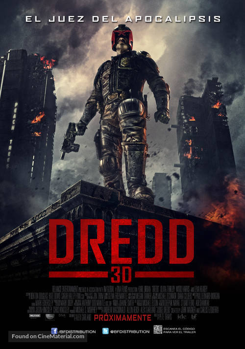 Dredd - Chilean Movie Poster