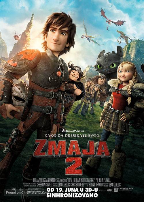 How to Train Your Dragon 2 - Serbian Movie Poster